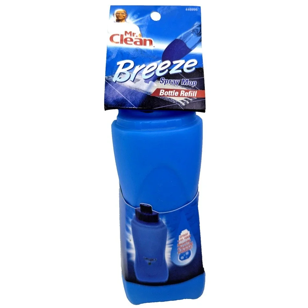 Mr. Clean Breeze Spray Mop Bottle Refill Replacement Tank Blue New Open Box